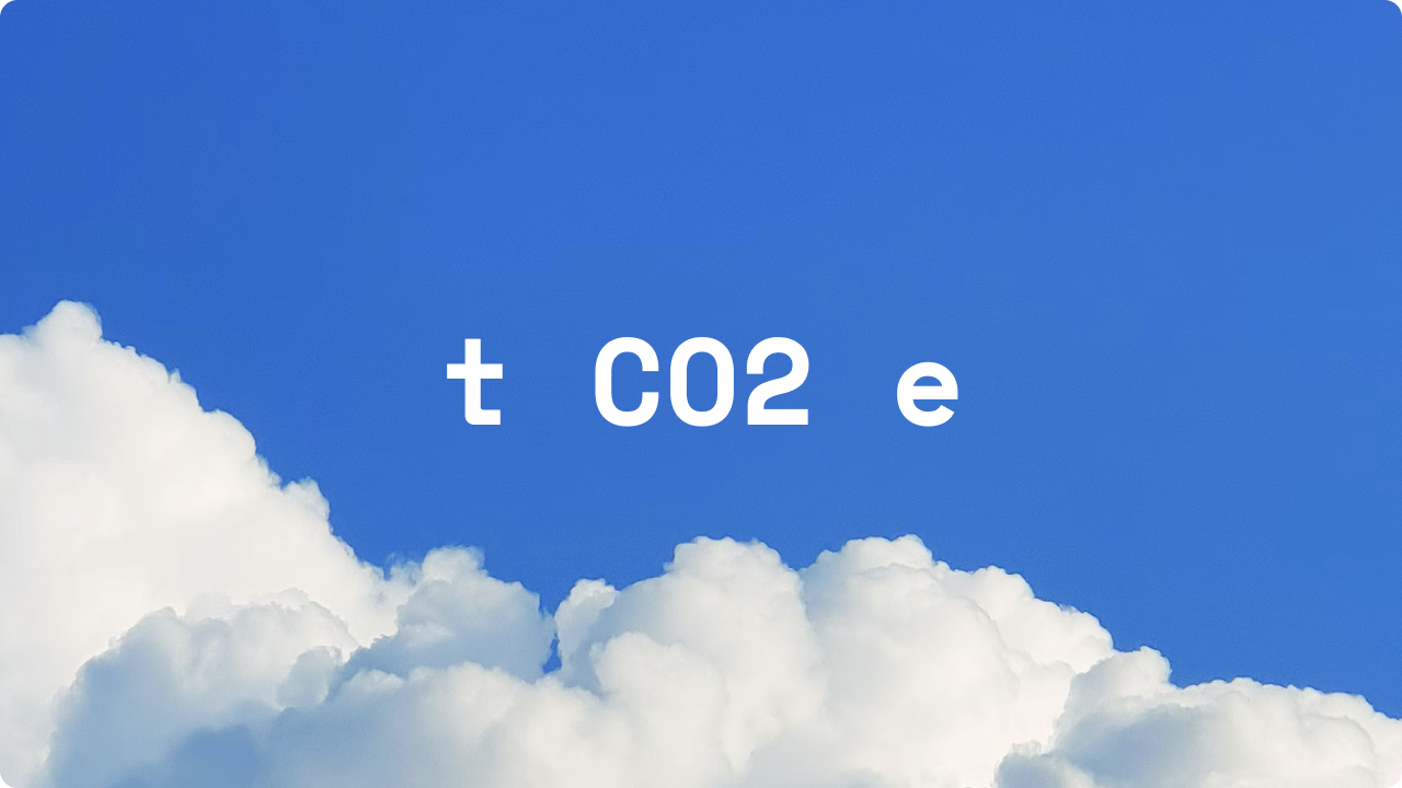 tCO2e